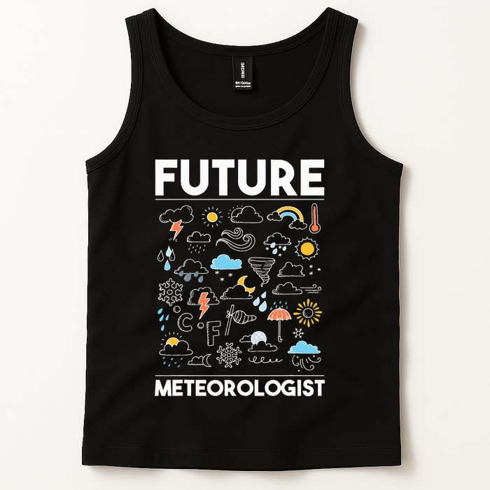 Future Meteorologist Weather Forecast Clouds Tank Top