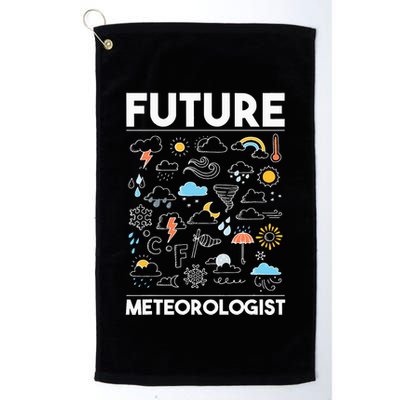 Future Meteorologist Weather Forecast Clouds Golf Towel
