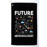 Future Meteorologist Weather Forecast Clouds Golf Towel