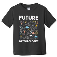 Future Meteorologist Weather Forecast Clouds Toddler T-Shirt