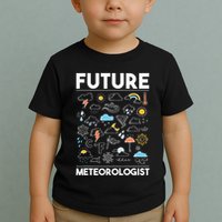 Future Meteorologist Weather Forecast Clouds Toddler T-Shirt