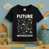 Future Meteorologist Weather Forecast Clouds Toddler T-Shirt