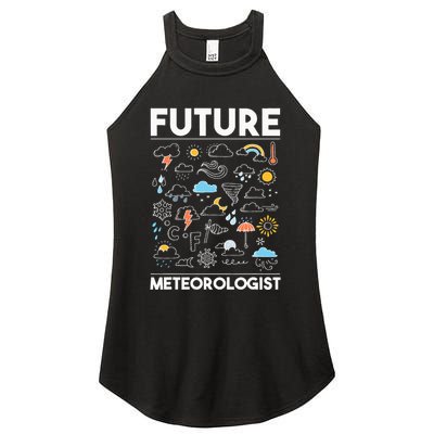 Future Meteorologist Weather Forecast Clouds Women's Perfect Tri Rocker Tank