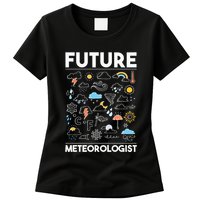 Future Meteorologist Weather Forecast Clouds Womens T-Shirt