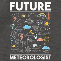 Future Meteorologist Weather Forecast Clouds Vector Backpack
