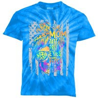 Fgiftbomb Mom With Tattoos Pretty Eyes And Thick Thighs Skull Cool Gift Kids Tie-Dye T-Shirt