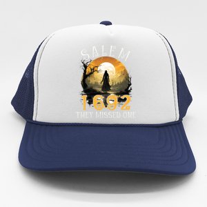 Full Moon Witch Salem 1692 They Missed One Cool Gift Trucker Hat