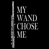 Flute My Wand Chose Me Funny Marching Band Apparel Apron