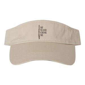 Flute My Wand Chose Me Funny Marching Band Apparel Valucap Bio-Washed Visor