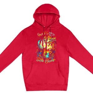 Find Me Where The Music Meets The Ocean Premium Pullover Hoodie