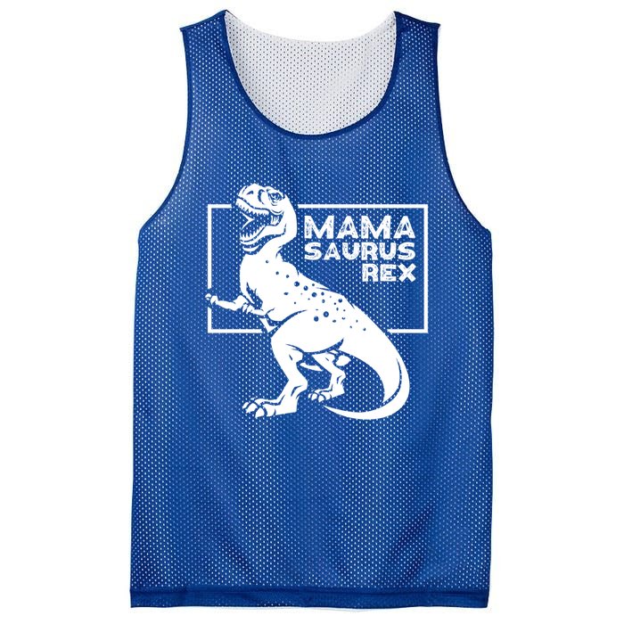 Funny Mom Wife Grandma Birthday Mamasaurus Rex Great Gift Mesh Reversible Basketball Jersey Tank