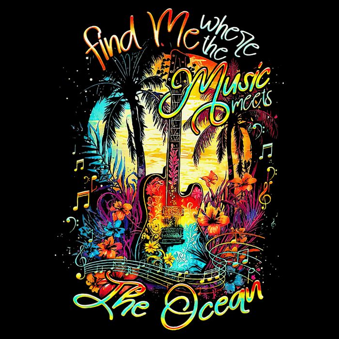 Find Me Where The Music Meets The Ocean Bucket Hat