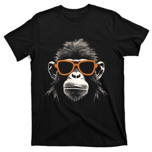 Funny Monkey With Sunglasses Cool Graffiti Urban Art Street T-Shirt