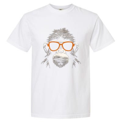 Funny Monkey With Sunglasses Cool Graffiti Urban Art Street Garment-Dyed Heavyweight T-Shirt