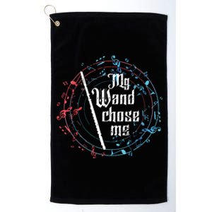 Funny My Wand Chose Me Flute Player Gift Flute Platinum Collection Golf Towel