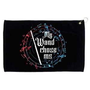 Funny My Wand Chose Me Flute Player Gift Flute Grommeted Golf Towel