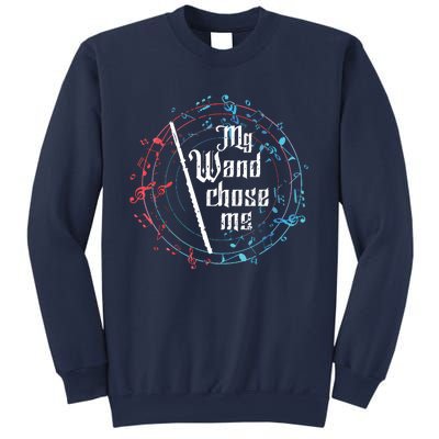 Funny My Wand Chose Me Flute Player Gift Flute Sweatshirt