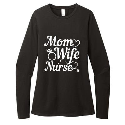 Funny Mom Wife Nurse Mother's Day Gift Womens CVC Long Sleeve Shirt