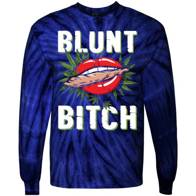 Funny Marijuana Weed 420 Weed Sexy Lips Cannabis Marijuana Tie-Dye Long Sleeve Shirt