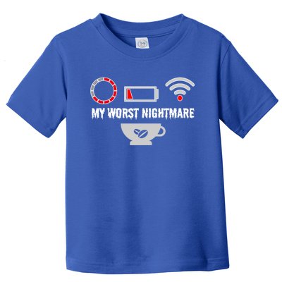 Funny My Worst Nightmare Coffee Gaming S S S Gift Toddler T-Shirt