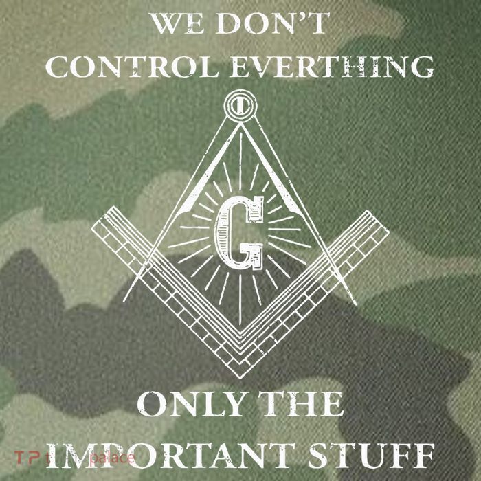 Freemason Masonic We Control The Important Stuff Legacy Tie Dye Trucker Hat