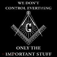 Freemason Masonic We Control The Important Stuff Toddler Hoodie