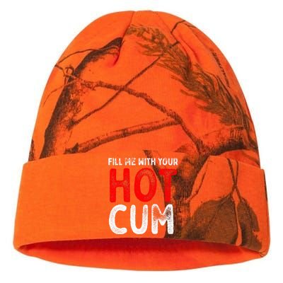 Fill Me With Hot Cum Sexy Kinky Kati Licensed 12" Camo Beanie