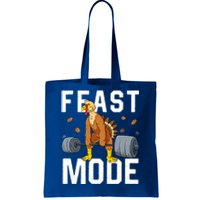 Feast Mode Weightlifting Turkey Day Thanksgiving Christmas Gift Tote Bag