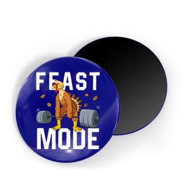 Feast Mode Weightlifting Turkey Day Thanksgiving Christmas Gift Magnet