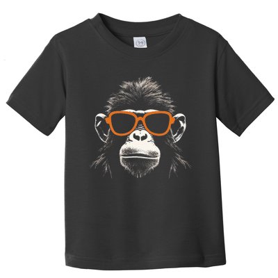 Funny Monkey with sunglasses cool Graffiti Urban art street Toddler T-Shirt