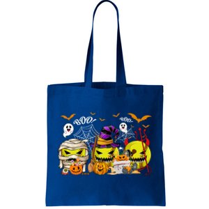 Funny Mummy Witch Devil Softball Balls Happy Halloween Day Great Gift Tote Bag