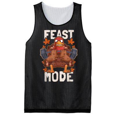 Feast Mode Weightlifting Turkey Day Thanksgiving Christmas Mesh Reversible Basketball Jersey Tank