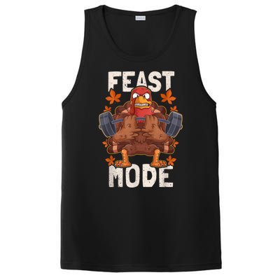 Feast Mode Weightlifting Turkey Day Thanksgiving Christmas PosiCharge Competitor Tank