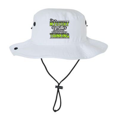 Funny Mystery Writer Quote Mystery Writer Author Saying Meaningful Gift Legacy Cool Fit Booney Bucket Hat