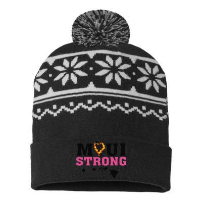 Funny Maui Wildfire Relief All Profits Will Be USA-Made Snowflake Beanie