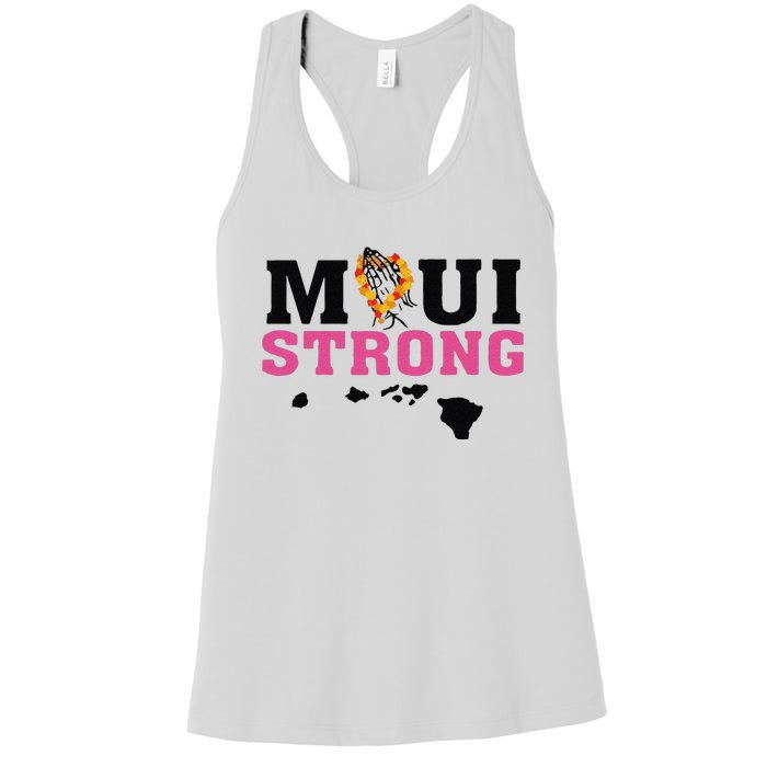 Funny Maui Wildfire Relief All Profits Will Be Women's Racerback Tank