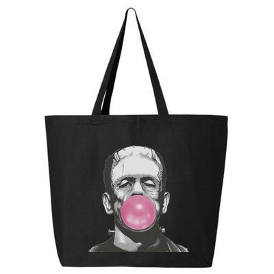 Frankenstein Monster With Pink Bubblegum Bubble 25L Jumbo Tote