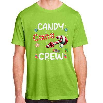 Family Matching Xmas Christmas Candy Cane Crew Bow Heart Gift Adult ChromaSoft Performance T-Shirt