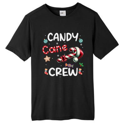 Family Matching Xmas Christmas Candy Cane Crew Bow Heart Gift Tall Fusion ChromaSoft Performance T-Shirt