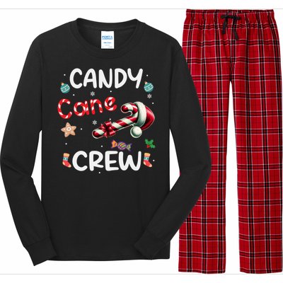 Family Matching Xmas Christmas Candy Cane Crew Bow Heart Gift Long Sleeve Pajama Set