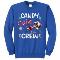 Family Matching Xmas Christmas Candy Cane Crew Bow Heart Gift Sweatshirt