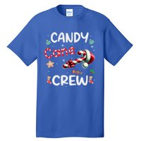 Family Matching Xmas Christmas Candy Cane Crew Bow Heart Gift Tall T-Shirt