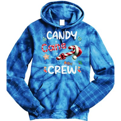 Family Matching Xmas Christmas Candy Cane Crew Bow Heart Gift Tie Dye Hoodie