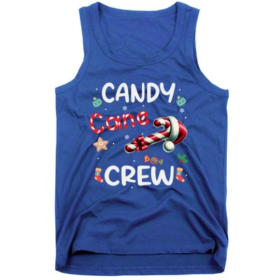 Family Matching Xmas Christmas Candy Cane Crew Bow Heart Gift Tank Top