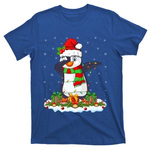 Family Matching Xmas Lighting Dabbing Penguin Christmas Cute Gift T-Shirt