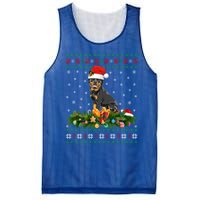 Family Matching Xmas Lighting Ugly Rottweiler Christmas Gift Mesh Reversible Basketball Jersey Tank