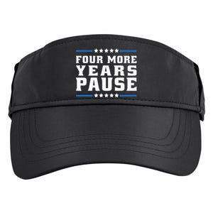 Four More Years Pause Joe Biden Us Flag Adult Drive Performance Visor