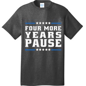 Four More Years Pause Joe Biden Us Flag T-Shirt