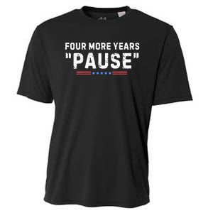 Four More Years Pause Biden Administration Donald Trump Cooling Performance Crew T-Shirt