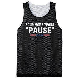 Four More Years Pause Biden Administration Donald Trump Mesh Reversible Basketball Jersey Tank